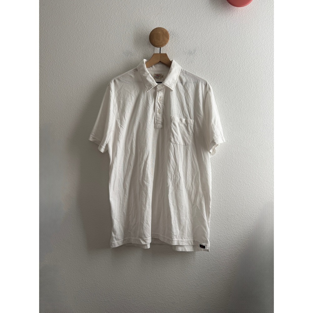 Faherty White Polo Size XL